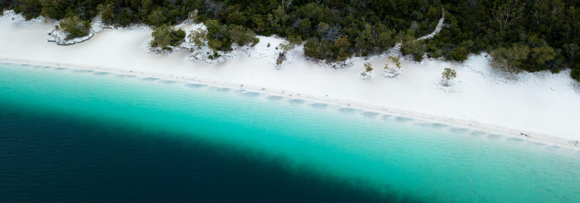 Lake McKenzie on K'gari