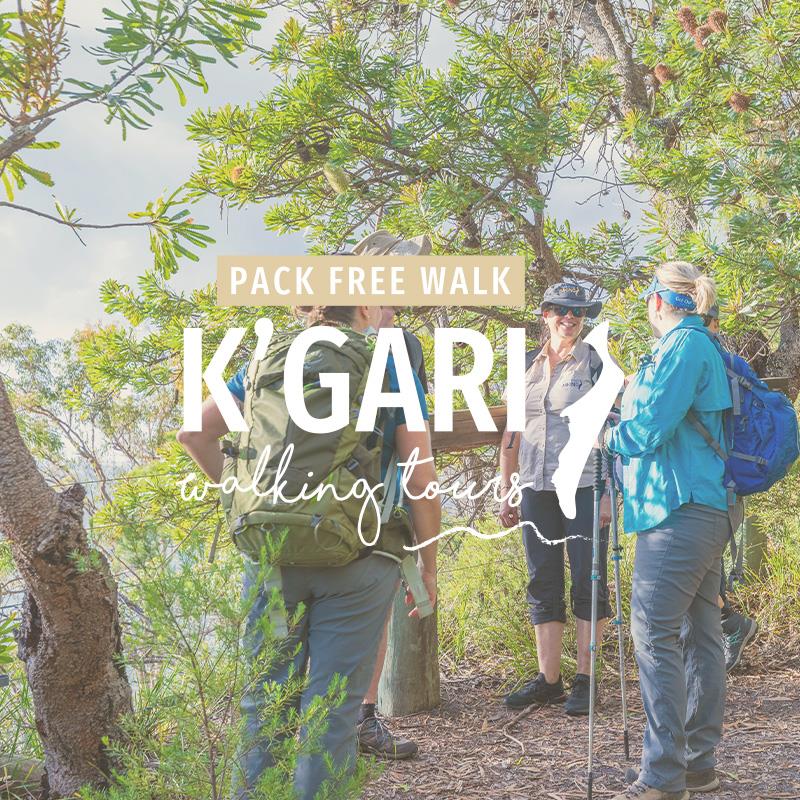Pack Free Walks with K'gari Walking Tours